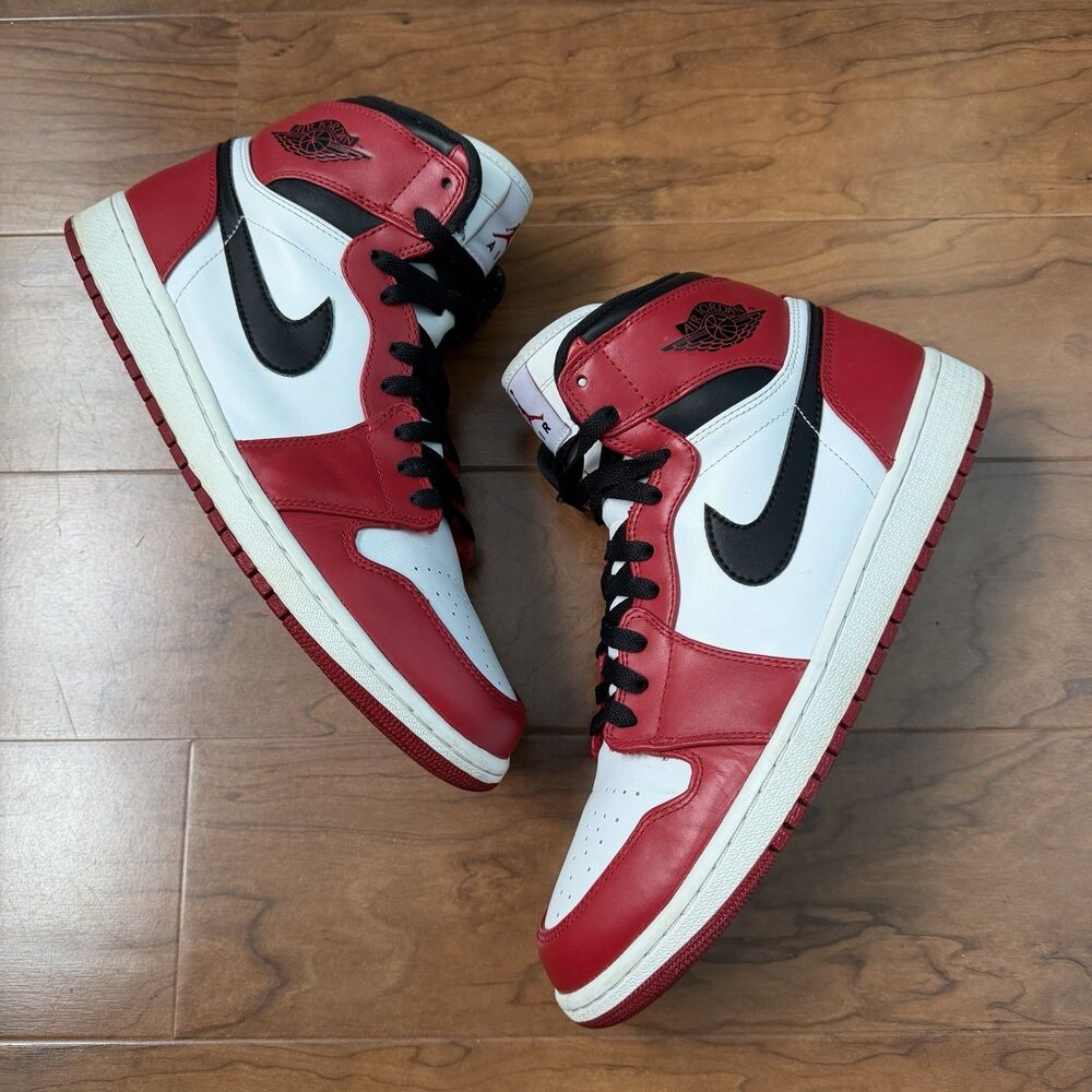 Air Jordan 1 Retro High 2013 Chicago 332550-163 Rare Classic Sneakers - Size 11